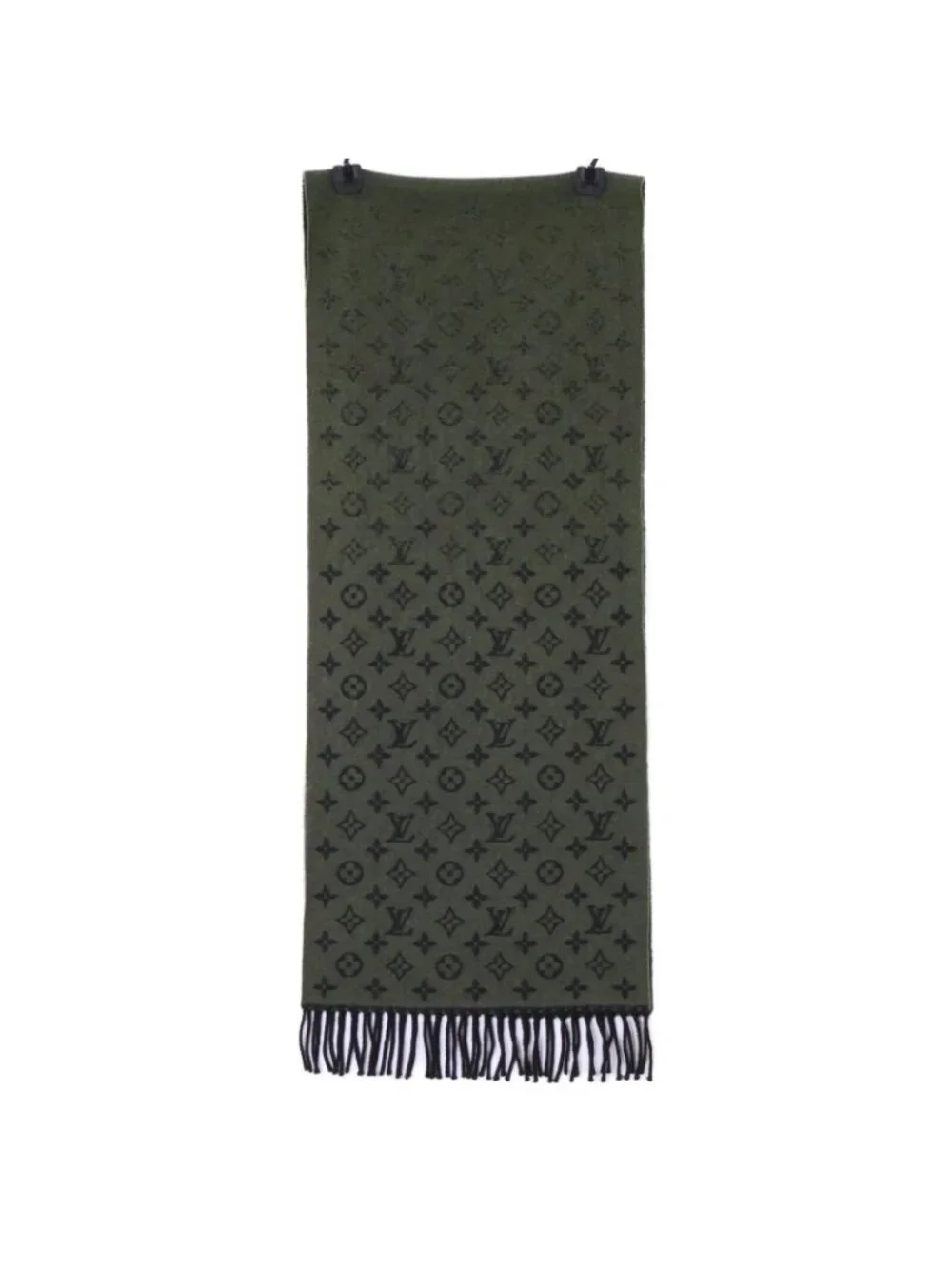 Louis Vuitton Echarpe Monogram Gradient Wool Cashmere Fringe